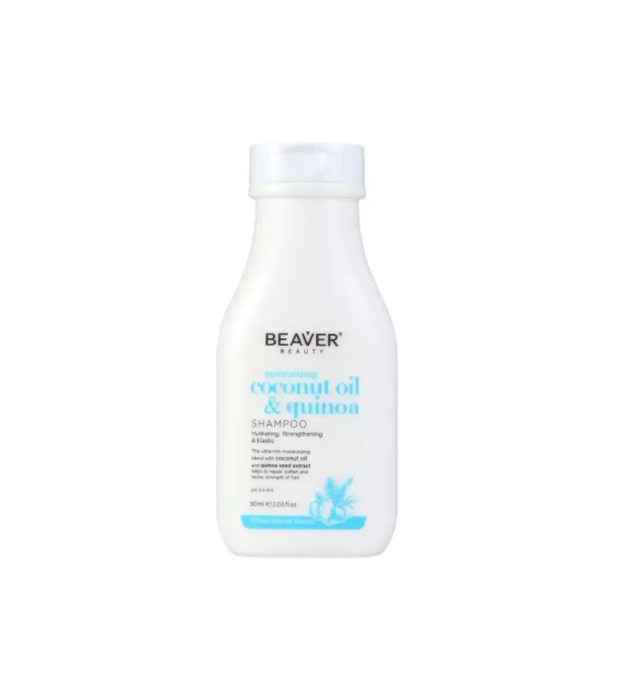 Beaver - *Coconut Oil & Quinoa* - Champú hidratante - Tamaño mini - Beaver - Comparador de precios