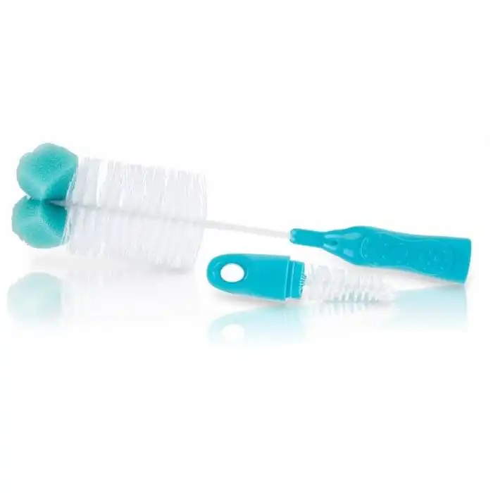 Cepillo Biberones y Tetinas con punta de esponja - Nuby - Comparador de precios