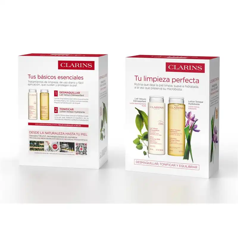 Cofre Limpieza Pieles Normales -secas 200 Ml + Lotion 200 Ml - Clarins - Comparador de precios