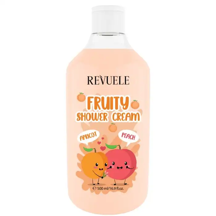 Crema de ducha de melocotón Fruity Shower Cream Apricot - Peach 500 ml - Revuele - Comparador de precios