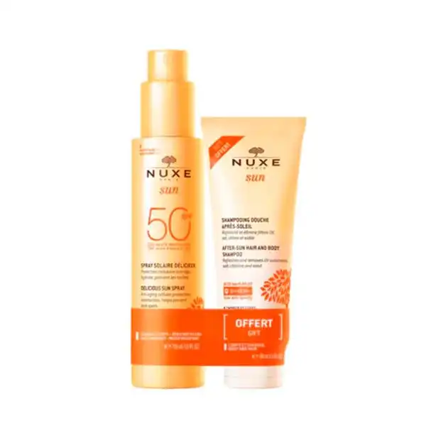 Duplo Spray Solar Spf50 + Champú After Sun - NUXE - Comparador de precios