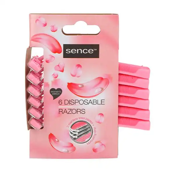 Essential Daily Care 6 Disposable Razors - SENCE BEAUTY - Comparador de precios
