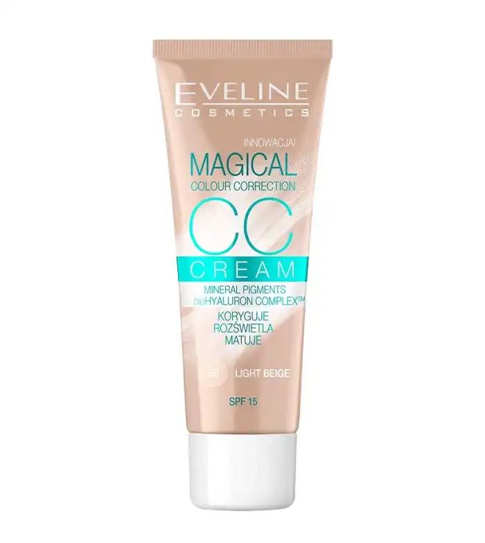 Eveline Cosmetics - CC Cream Magical Colour Correction SPF15 - 50: Light beige - Eveline Cosmetics - Comparador de precios