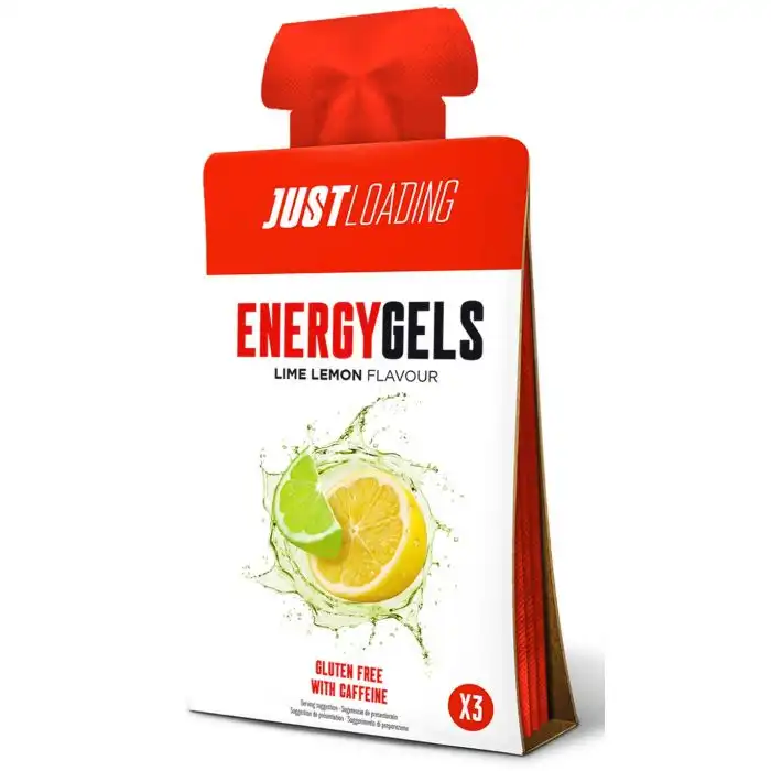 Gel Energético Lima Limón y Cafeína 30 gr - Just Loading - Comparador de precios