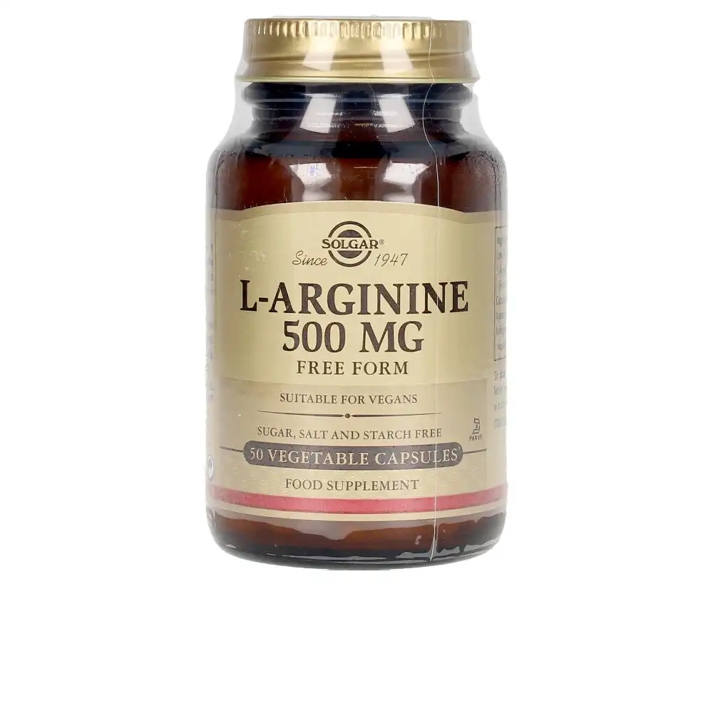 L-ARGININA 500 mg 50 cápsulas vegetales - SOLGAR - Comparador de precios