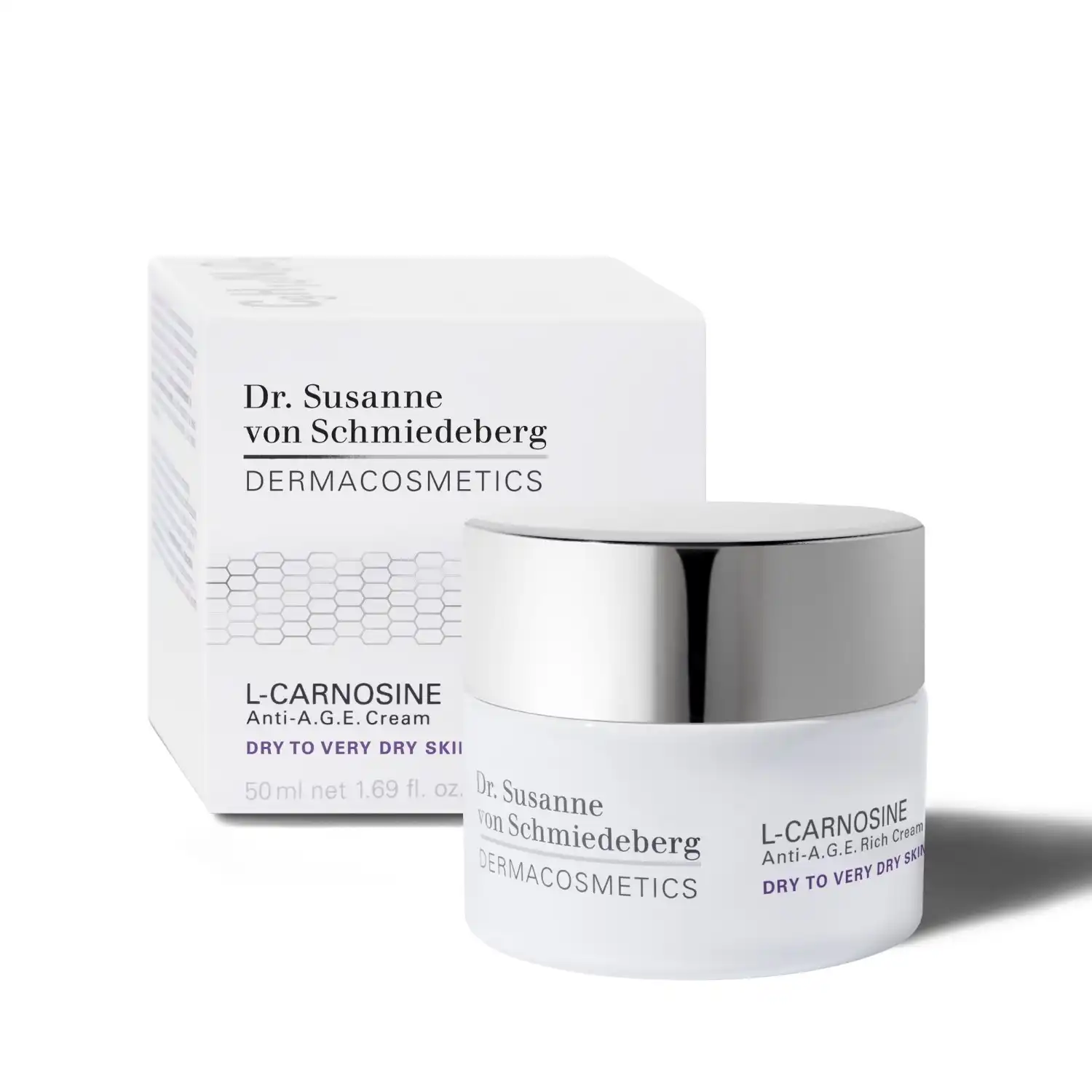 L-Carnosine Anti-A.G.E. Rich Dry to Very Dry Skin Crema facial 50 ml - Dr. Susanne von Schmiedeberg - Comparador de precios