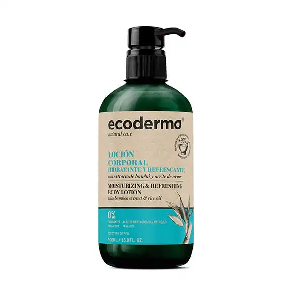 Loción Corporal Hidratante Y Refrescante - ECODERMA - Comparador de precios
