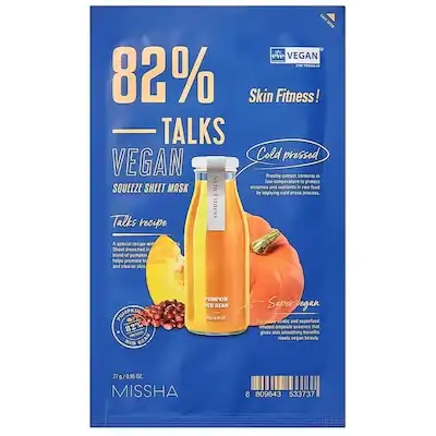 Missha Missha Talks Vegan Squeeze Sheet Mask Skin Fitness, 27 gr - Missha - Comparador de precios