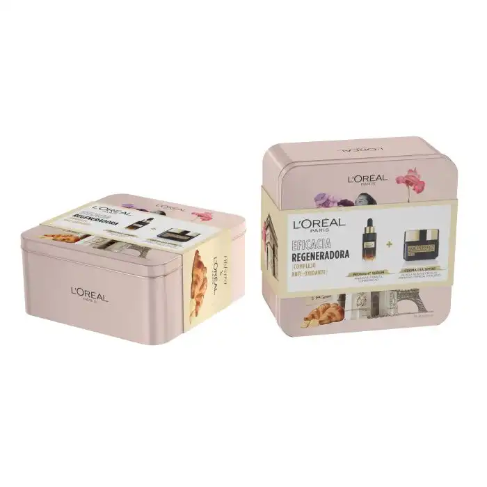 Neceser Rutina Eficacia Antiedad Crema Día SPF 30 + Midnight Serum - Loreal Paris - Comparador de precios