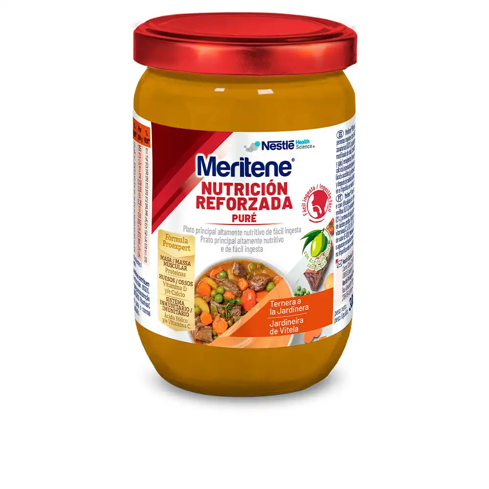 Puré tarro #ternera a la jardinera 300 gr - Meritene - Comparador de precios