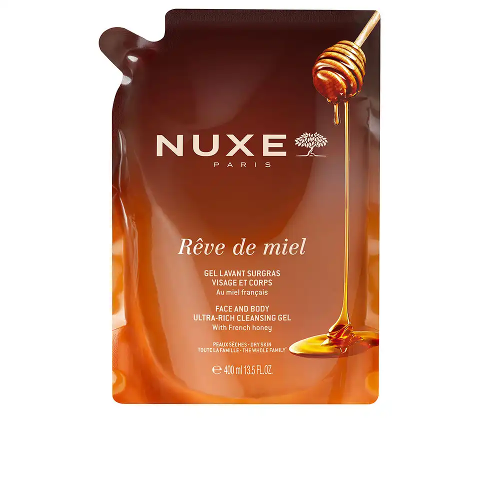 RÊVE DE MIEL gel limpiador dermatológico recarga 400 ml - NUXE - Comparador de precios