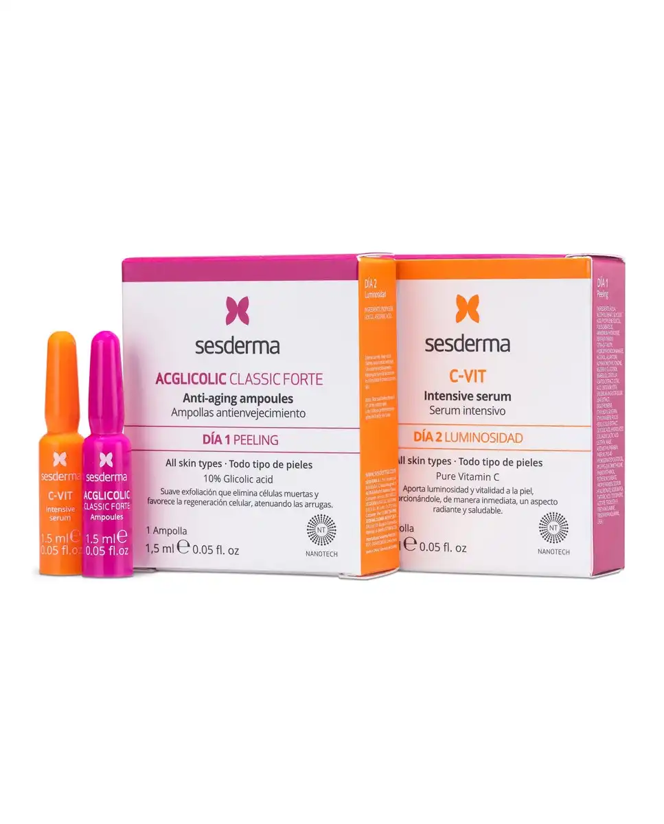 Sesderma - Ampollas Acglicolic + C-Vit Flash Peeling + Luminosidad - Sesderma - Comparador de precios