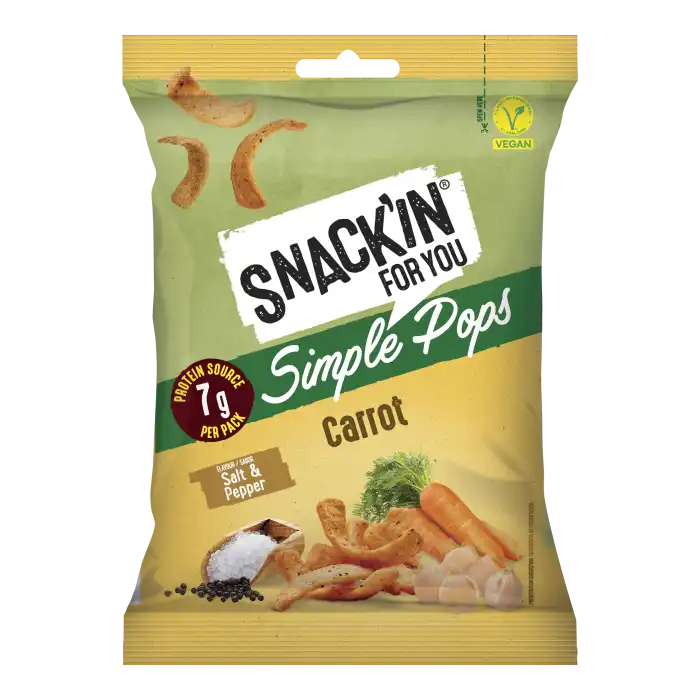 Snack de Garbanzo con Zanahoria 40 gr - Snack'in For You - Comparador de precios