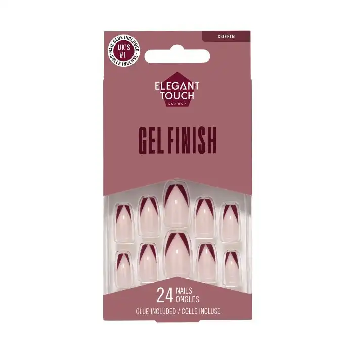 Uñas Postizas Gel Finish Heated - Elegant Touch - Comparador de precios