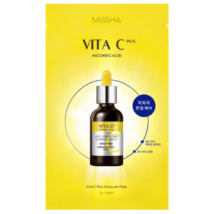 Vita C Plus Mascarilla Facial Iluminadora 27 gr - Missha - Comparador de precios