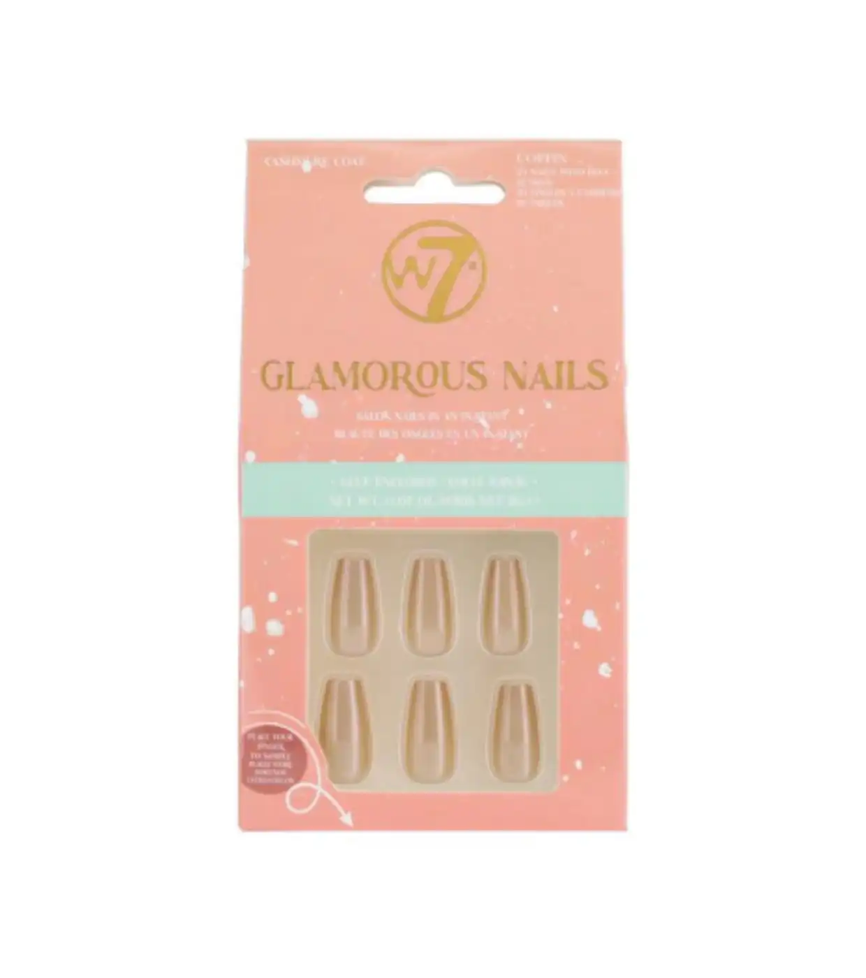 W7 - Uñas postizas Glamorous Nails - Cashmere Coat - W7 - Comparador de precios