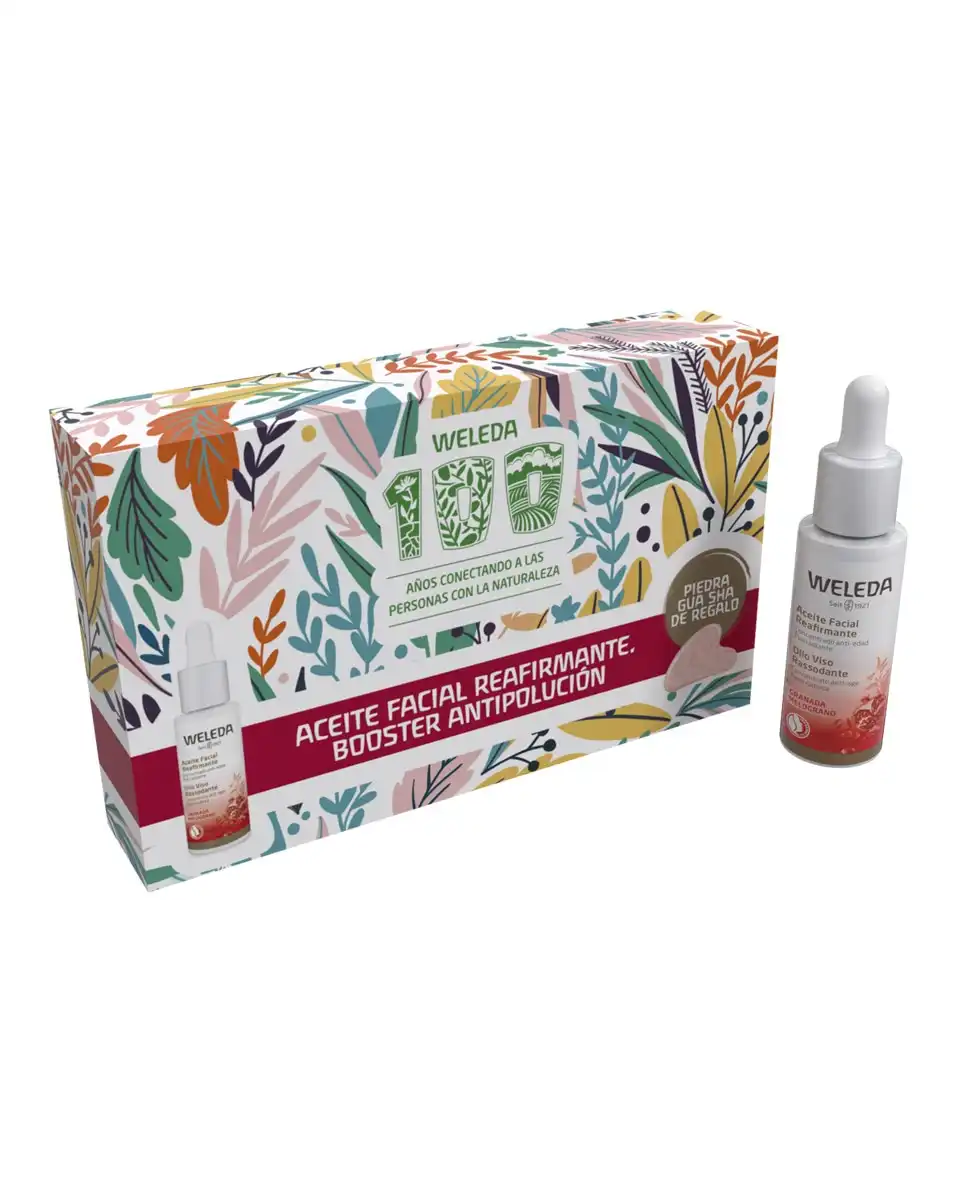 Weleda - Cofre Aceite Facial Reafirmante De Granada + Piedra Gua Sha - Weleda - Comparador de precios