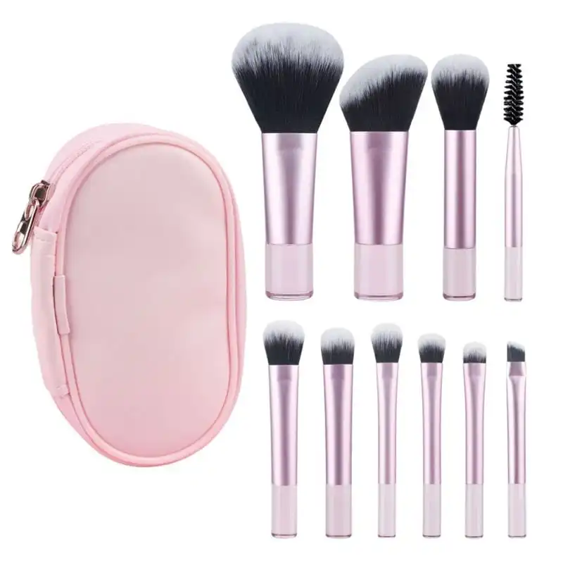 10 Pieces Petite Pink Travel Set Set de brochas Pink - Technique Pro - Comparador de precios