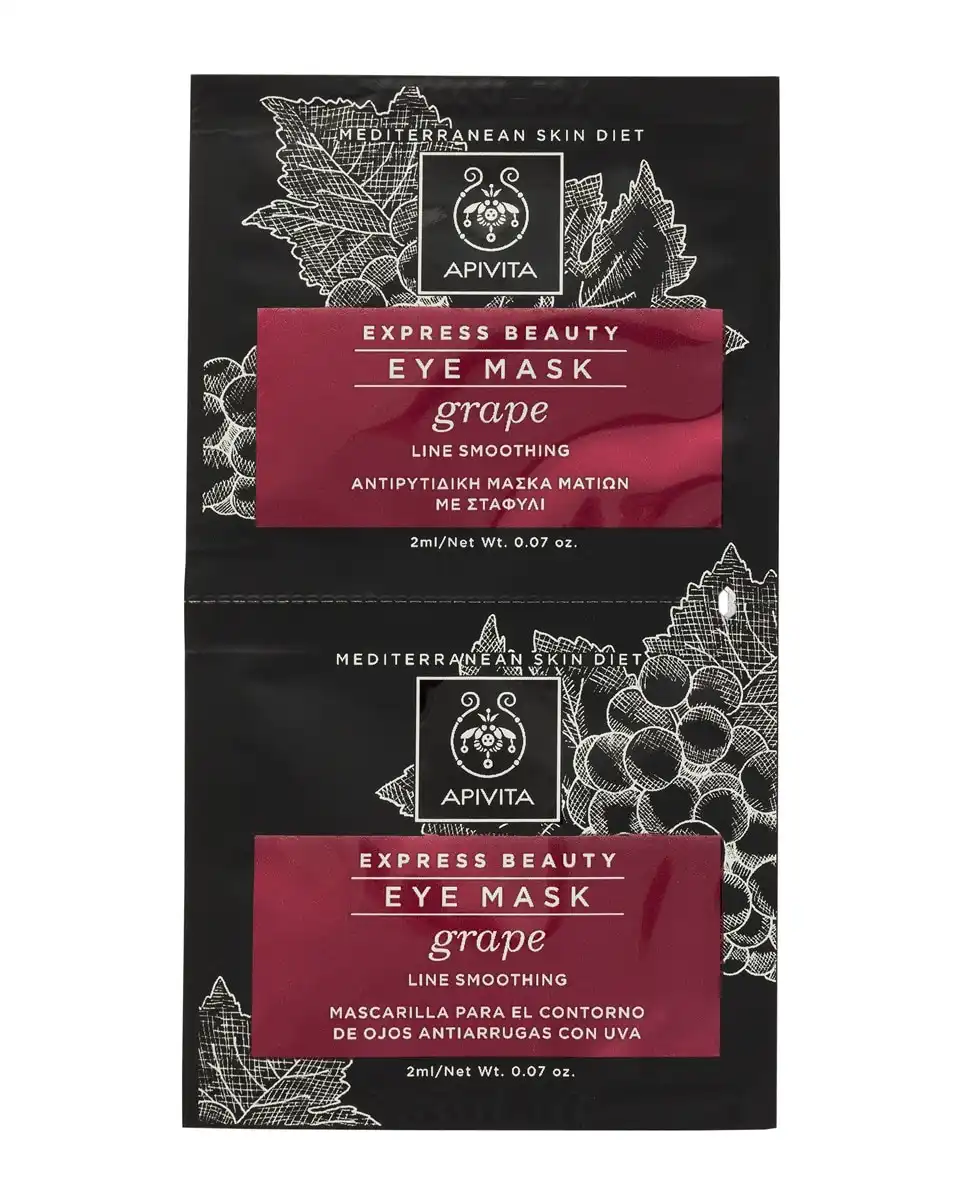 Apivita - Mascarilla Contorno De Ojos Con Uva Express Gold - Apivita - Comparador de precios