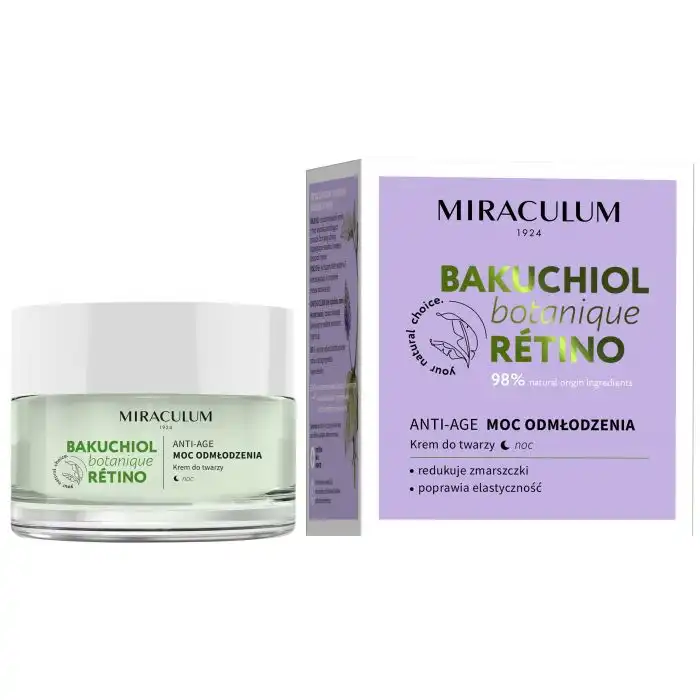 Bakuchiol Retinol Crema de noche 50 ml - Miraculum - Comparador de precios