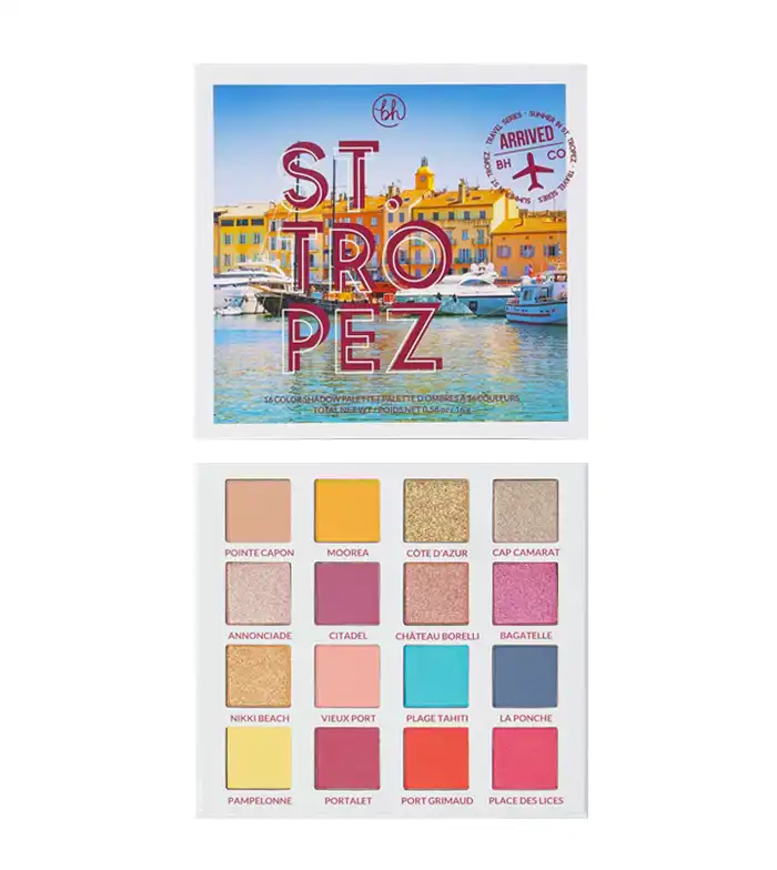 BH Cosmetics - *Travel Series* - Paleta de sombras - Summer in St. Tropez - BH Cosmetics - Comparador de precios
