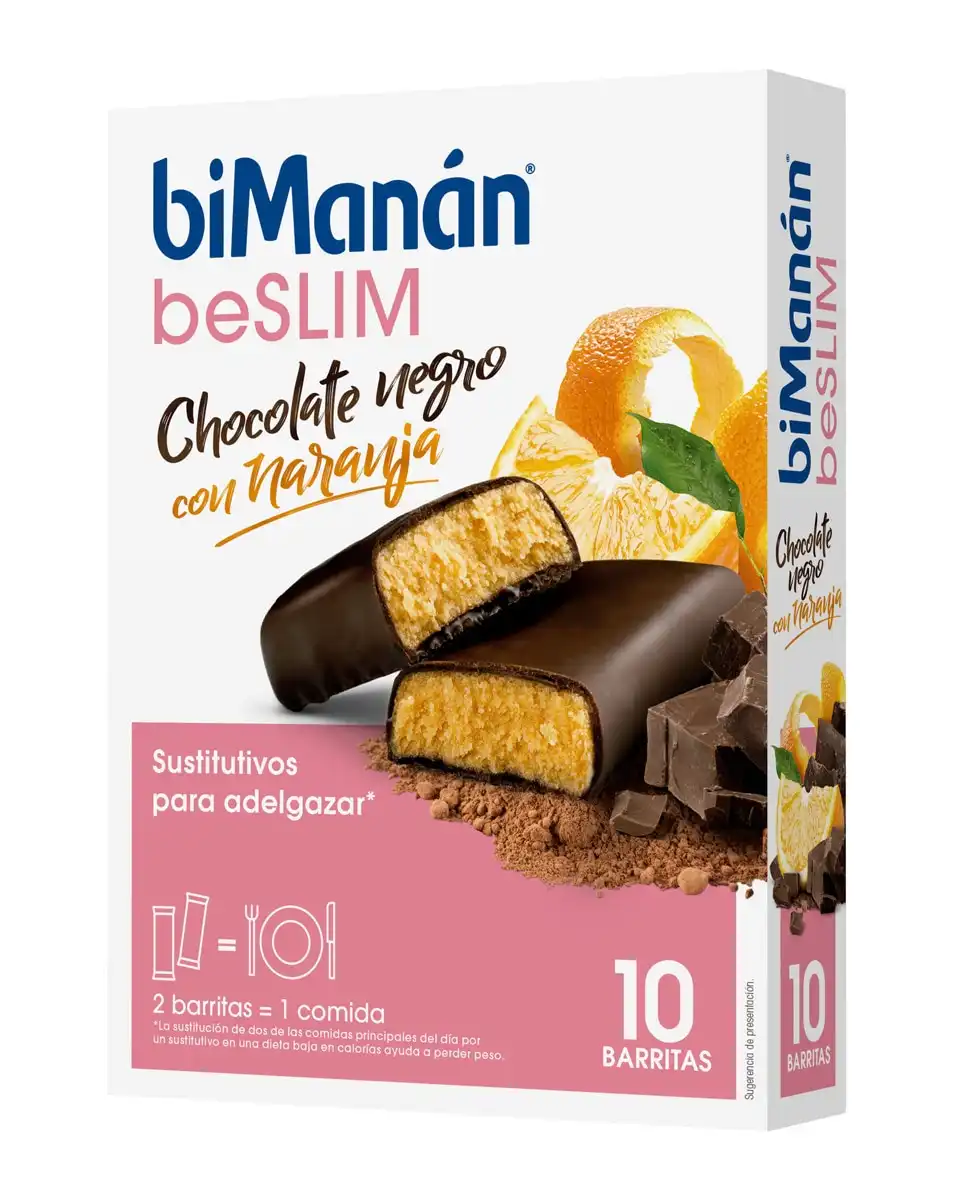 BiManán® - Barritas Chocolate Y Naranja Sustitutive Bimanán - BiManán® - Comparador de precios