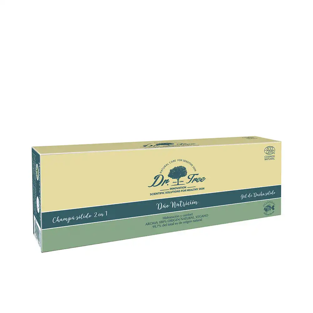 Champú Y Gel Sólidos Natural Nutrición Piel Sensible Estuche 2 pz - Dr. Tree - Comparador de precios