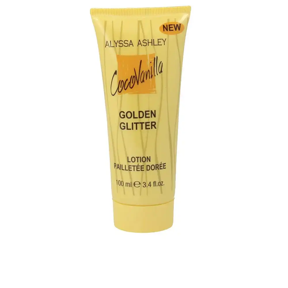 Coco Vanilla golden glitter lotion 100 ml - Alyssa Ashley - Comparador de precios