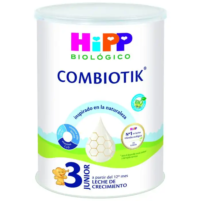 Combiotik 3 Leche de Crecimiento +12 meses 800 gr - HiPP - Comparador de precios