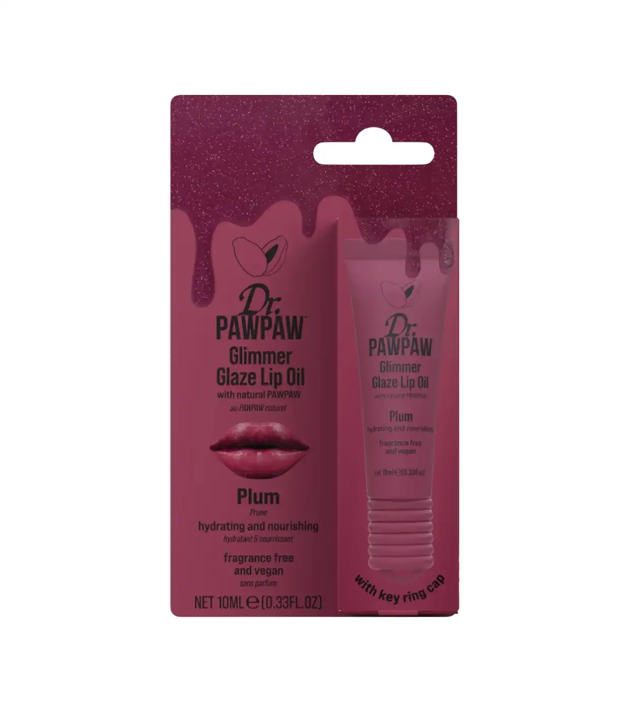 Dr. PAWPAW - Aceite labial Glimmer Glaze - Plum - Dr PawPaw - Comparador de precios