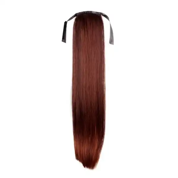 Fashiongirl - Extensiones De Cabello Con Cola De Caballo Con Clip #33 Marrón Rojizo - Recto Extensiones de cabello 1 pieces unisex - Fashiongirl - Comparador de precios