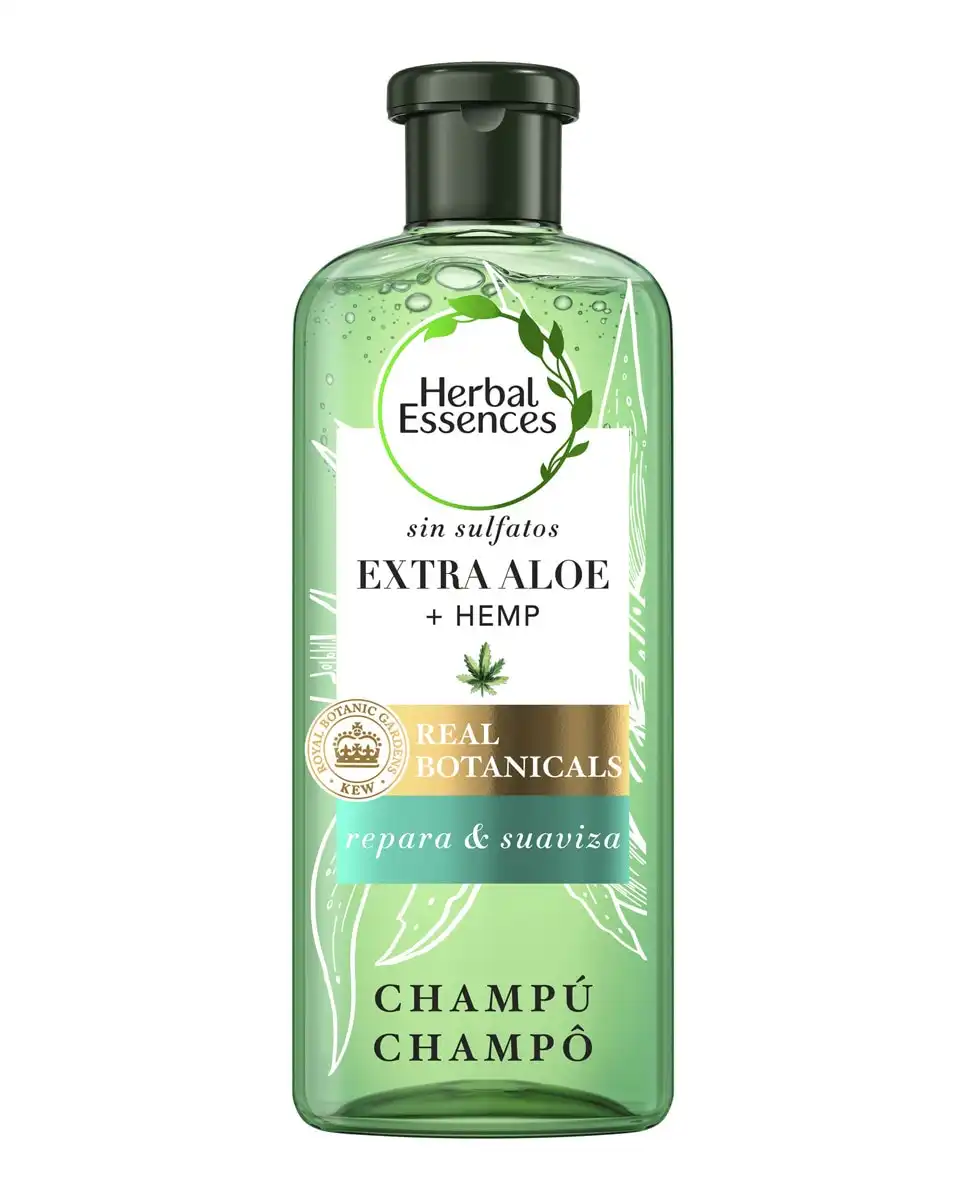 Herbal Essences - Champú Sin Sulfatos Con Aloe Intenso Y Hemp Bio:renew - Herbal Essences - Comparador de precios