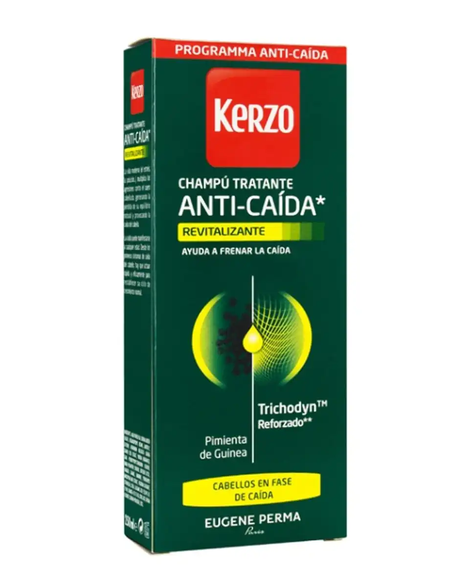 KERZO - Champú Tratante Anti-caída Revitalizante Para Hombre - KERZO - Comparador de precios