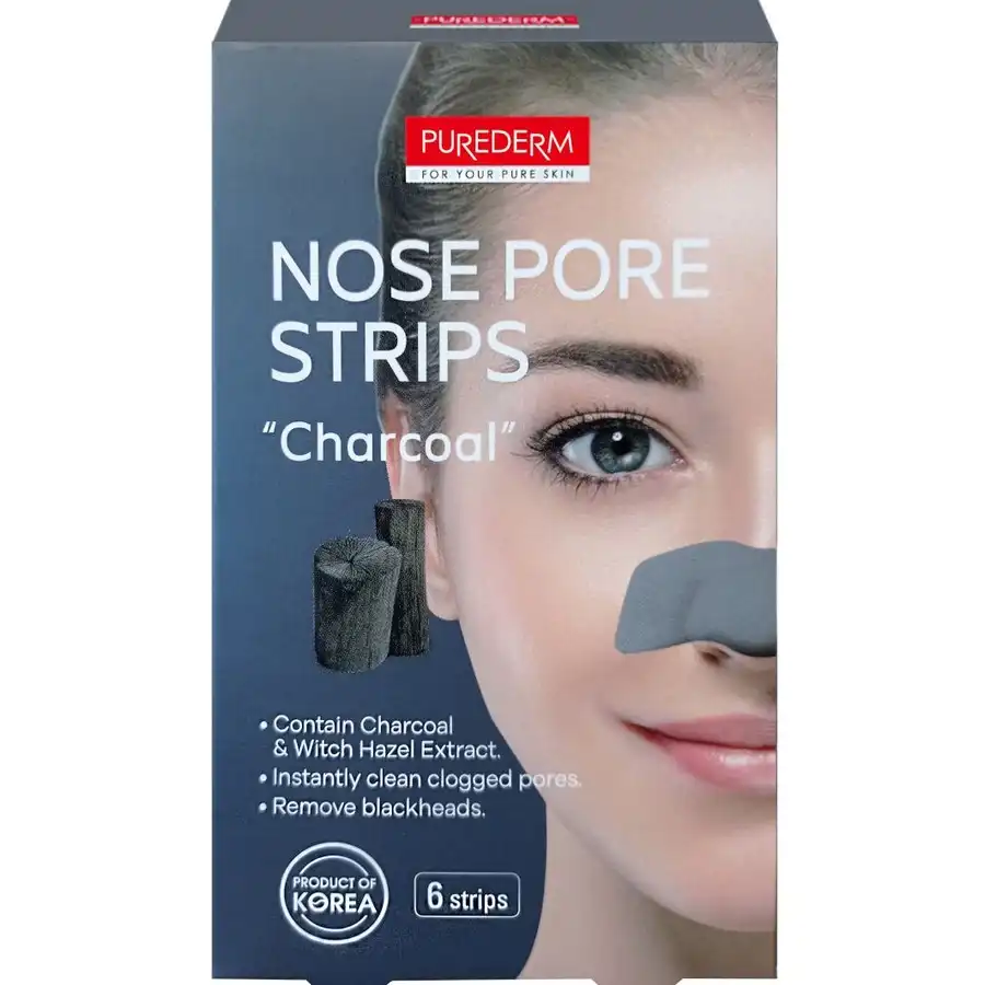 Purederm - Nose Pore Strips Charcoal Mascarillas con Carbón Activo 1 pieces unisex - PUREDERM - Comparador de precios