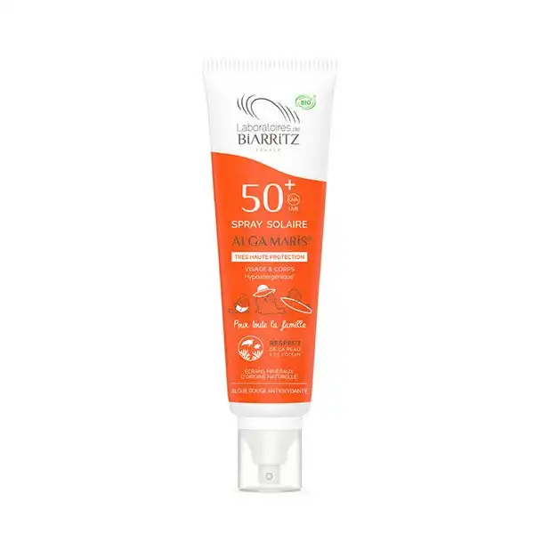 Spray Solar Cara & Cuerpo Spf 50+ - Laboratorios Biarritz - Comparador de precios