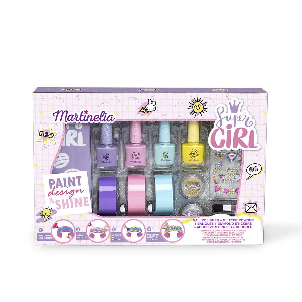 Super Girl Nails & Bracelet lote 13 pz - MARTINELIA - Comparador de precios
