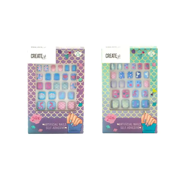 Uñas Postizas Mermaid Adhesivas - Create It! - Comparador de precios