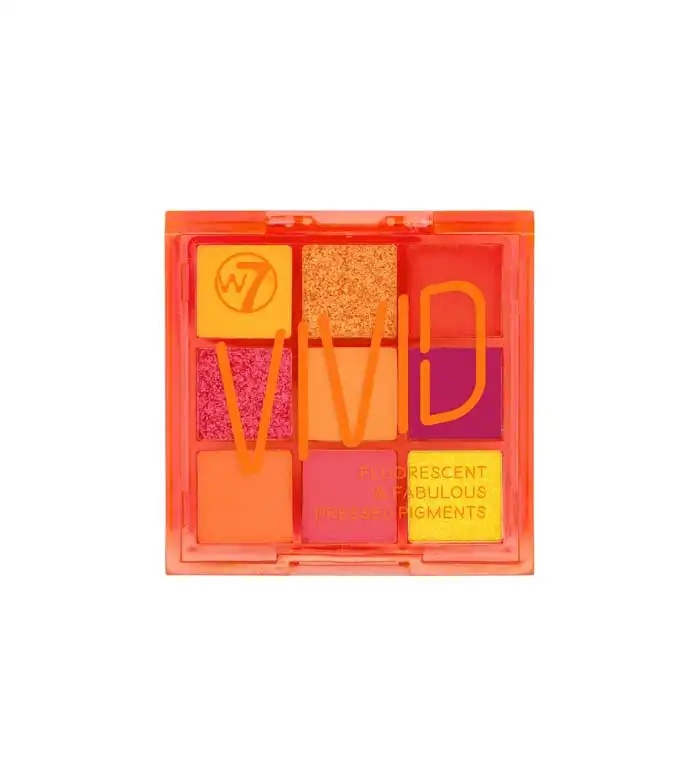 W7 - Paleta de pigmentos prensados Vivid - Outrageous Orange - W7 - Comparador de precios