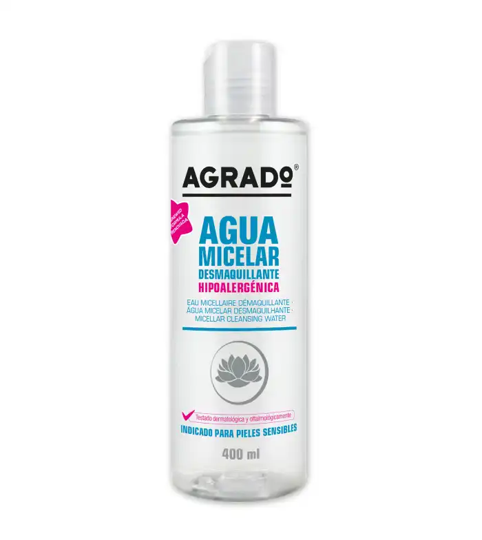 Agrado - Agua micelar desmaquillante - 400 ml - Agrado - Comparador de precios