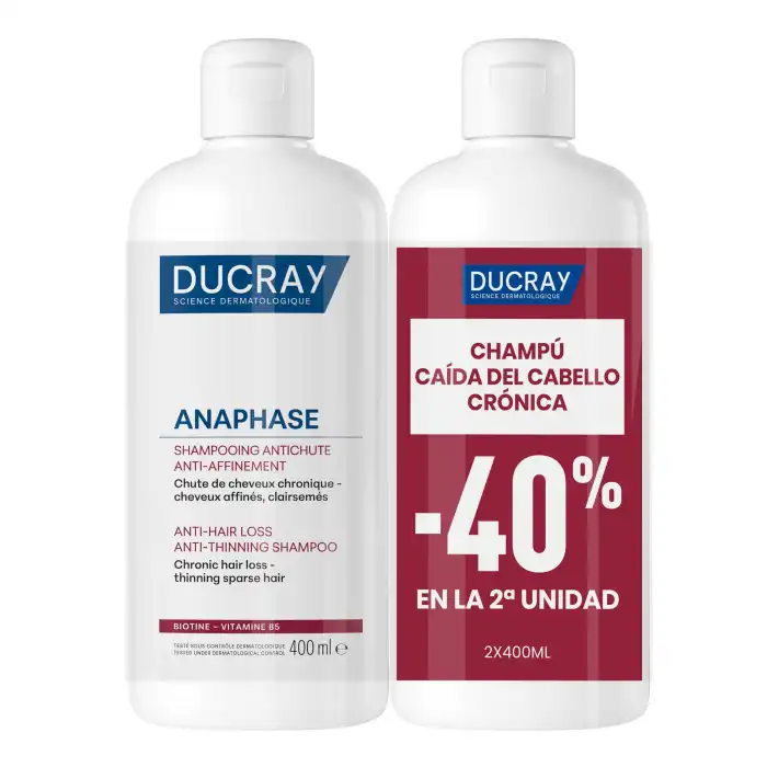 Anaphase Cronic Champú Anticaída y Antiafinamiento 400 ml - Ducray - Comparador de precios