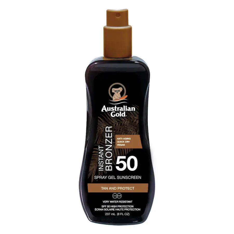 Australian Gold - SPF 50 Gel with Bronzer Protección solar 237 ml unisex - Australian Gold - Comparador de precios