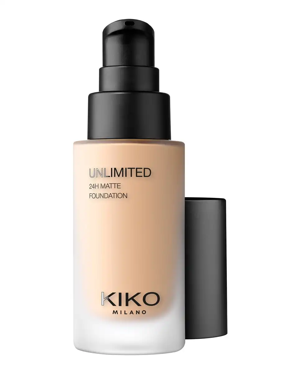 Base De Maquillaje Mate Y Fluida Con Una Duración De Hasta 24 Horas Unlimited 24H Matte Foundation Kiko Milano 3.5 NG Neutral Gold - Kiko Milano - Comparador de precios