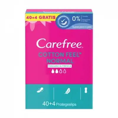 Carefree Carefree Salvaslip Cotton Fragancia Fresca , 40 un - CAREFREE - Comparador de precios