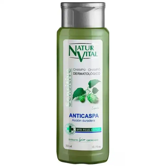 Champú Sensitive Anticaspa 300 ml - Naturvital - Comparador de precios