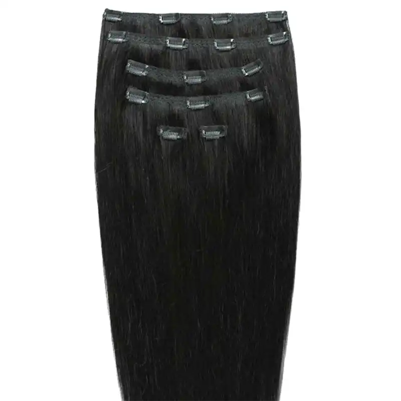 Gold24 - Extensiones Con Clip Gold24 #4 Marrón - 60 Cm Extensiones de cabello 1 pieces Negro unisex - Gold24 - Comparador de precios