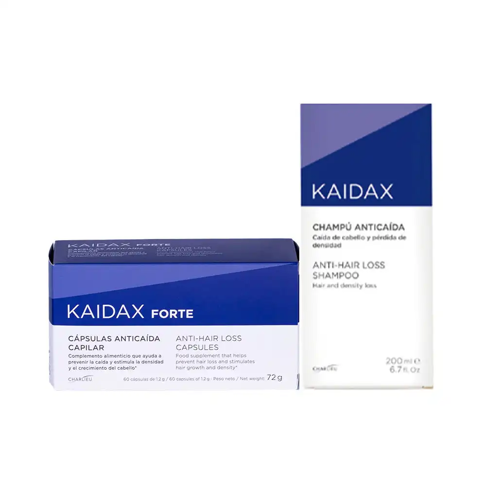 Kaidax Forte Tratamiento Anticaída Pack 2 pz - TOPICREM - Comparador de precios