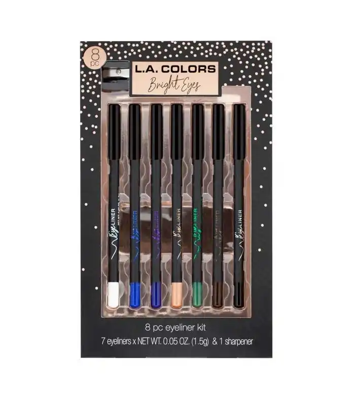L.A Colors - Set de delineadores de ojos Bright Eyes - L.A Colors - Comparador de precios