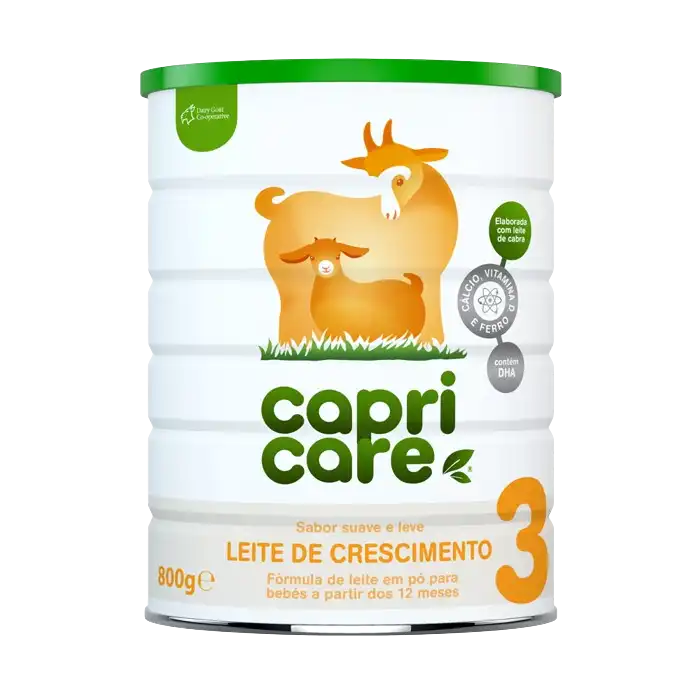 Leche de Cabra 3 Leche de crecimiento para bebés desde 12 meses 800 gr - Capricare - Comparador de precios