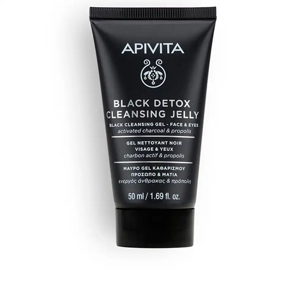 Limpiador Detox Negro con carbón activo y propóleo 50 ml - Apivita - Comparador de precios
