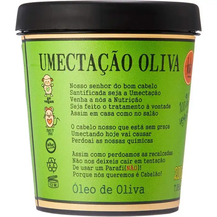 Mascarilla Humectante con Aceite de Oliva 200 gr - Lola Cosmetics - Comparador de precios